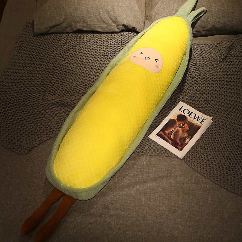 Large Peeling Banana Fruit Soft Stuffed Plush Pillow Toy