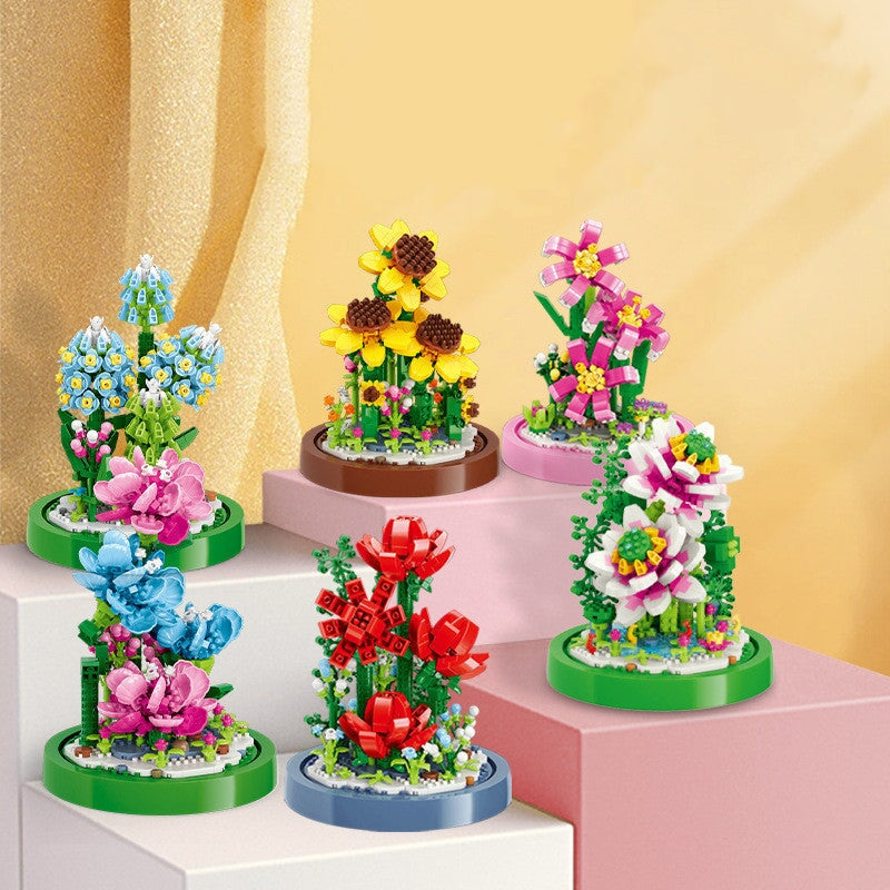 Micro Flowers in a Dome Building Set – Kawaiies