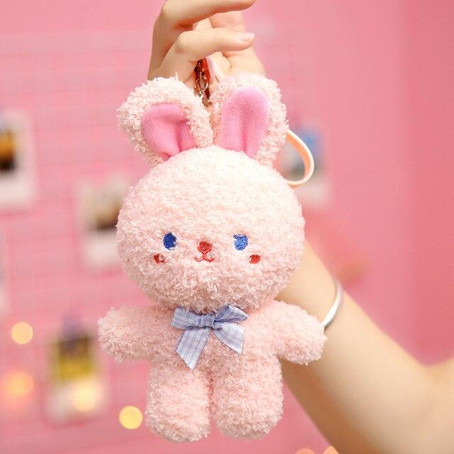 Adorable Soft Mini Giraffe Baby Plush Pendant and Keychains for Kids
