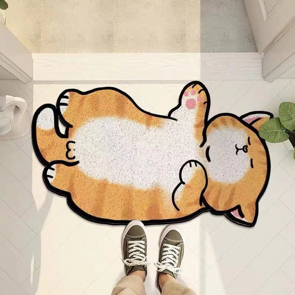 My Cute Cat Shaped Bathroom Mat – Kawaiies