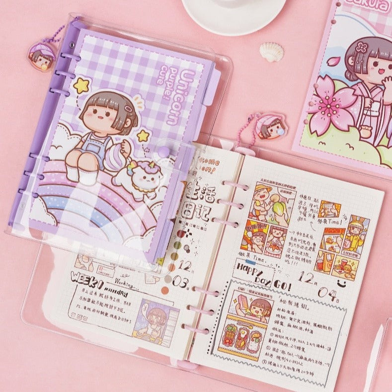 Kawaii Notebook Journal Stationery Washi Gift Set