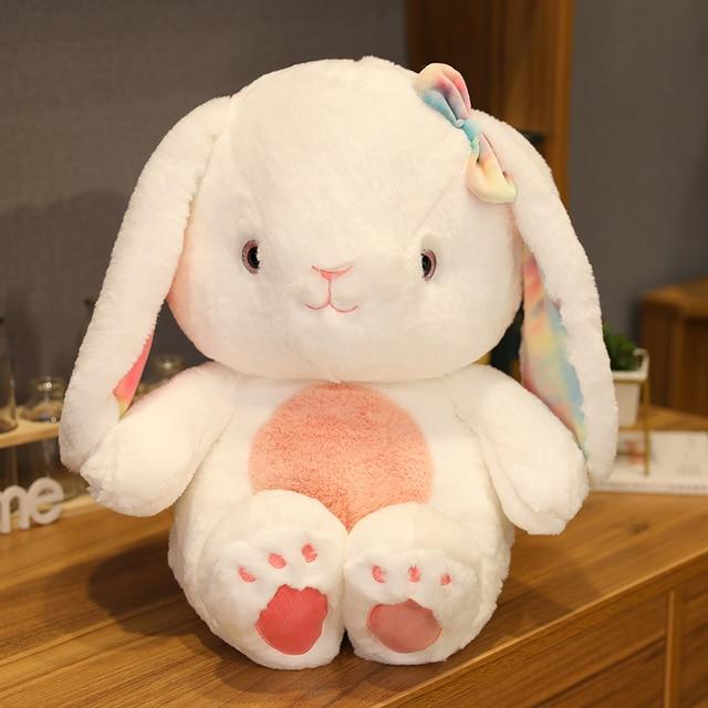 Bunny Plushie - small - white – Deluxe Creations and Designs