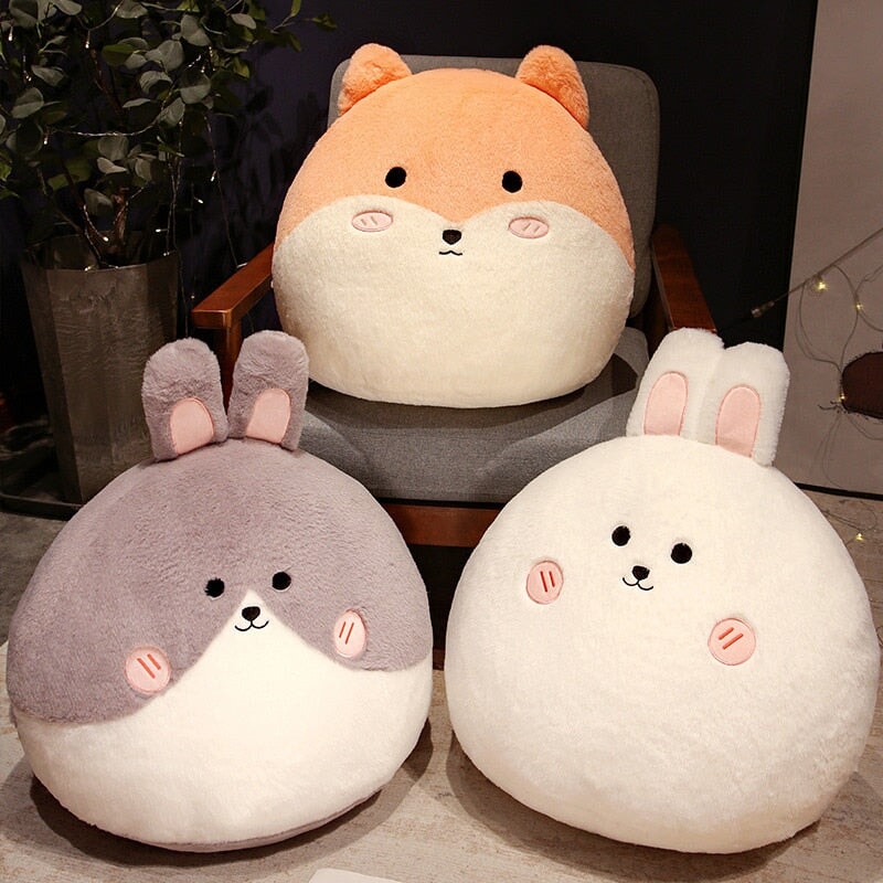 Fox Collection Soft Plush Stuffed Pillow and Cushion Toy Doll