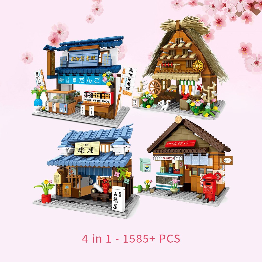 3 Japanese SEMBO building block sets, fits LEGO bricks (100% same on sale in size)