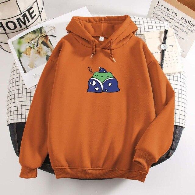 Frog zipper oversized online hoodie