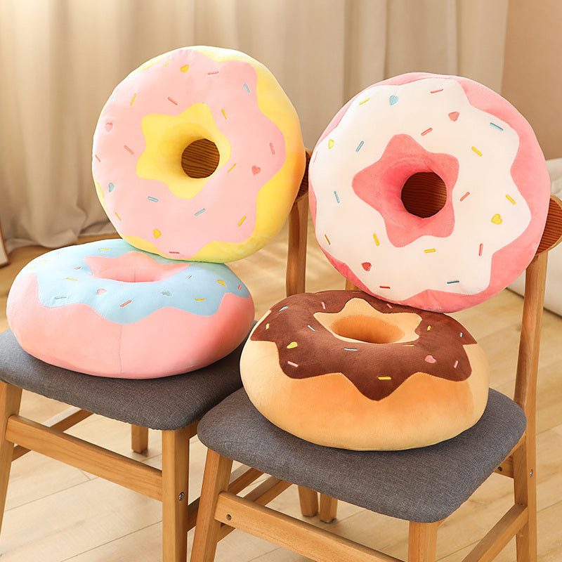 Simple and Sweet Donut Pillow - A Beautiful Mess