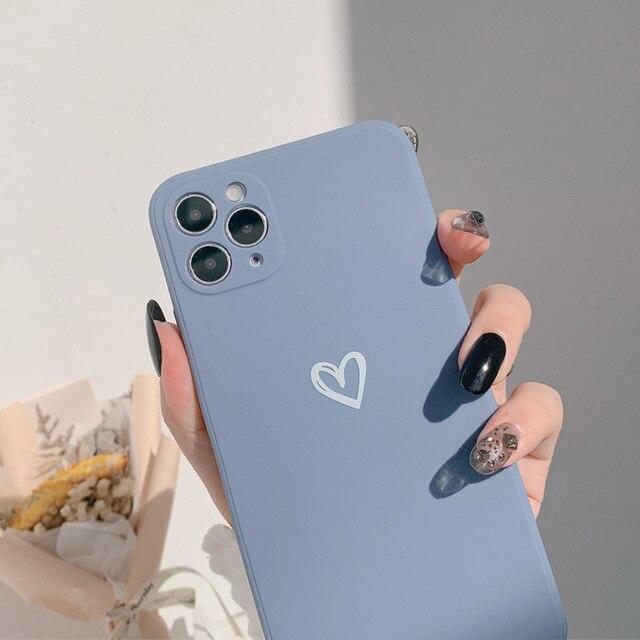 Kawaii Luxe Heart Chain iPhone Case – Kawaiies