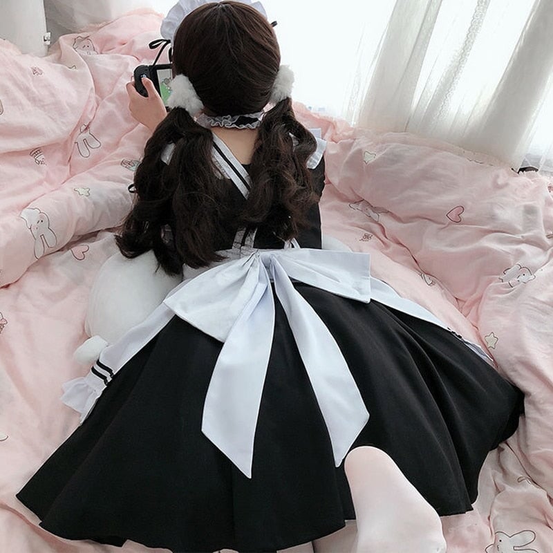 Brown Black Lolita Kawaii Gothic Elegant Long Women Skirt – Kawaiies